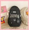The schoolbag is high-value, fresh and cute, and the second-dimensional schoolbag has a large capacity.
