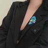 Senior Brooches Flower Leaf Brooch Pins for Women Suit Pendant  Fashion Brooches Jewelry