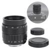 35mm F1.7 C Mount Television TV Film Fixed Focus Mirrorless Camera Lens Accessory