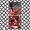 Eddie Van Halen Graphic Guitar Phone Case For Samsung Z Flip 7 6 5 4 3 Galaxy ZFLIP7 ZFlip6 5G Flip5 Flip4 Flip3 5g Black Hard C