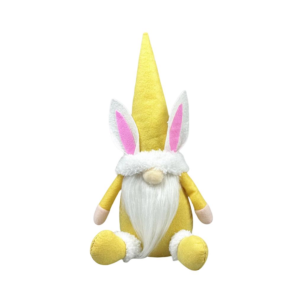 Easter Bunny Sitting Plush Doll Ornament, Gnome Faceless Doll Plush Toy.