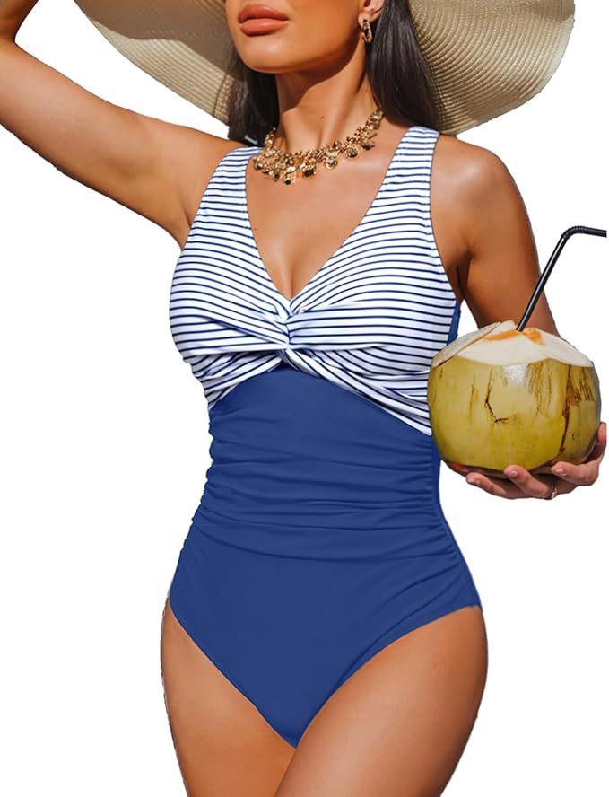 New one-piece bikini sexy leopard print splicing thin waist swimsuit swimsuit S