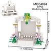 MOOXI City Wedding Bar Jail Penguin Park DIY Diorama Assembly Model Kit For Adults Building Blocks Sets Children Toys MOC Bricks