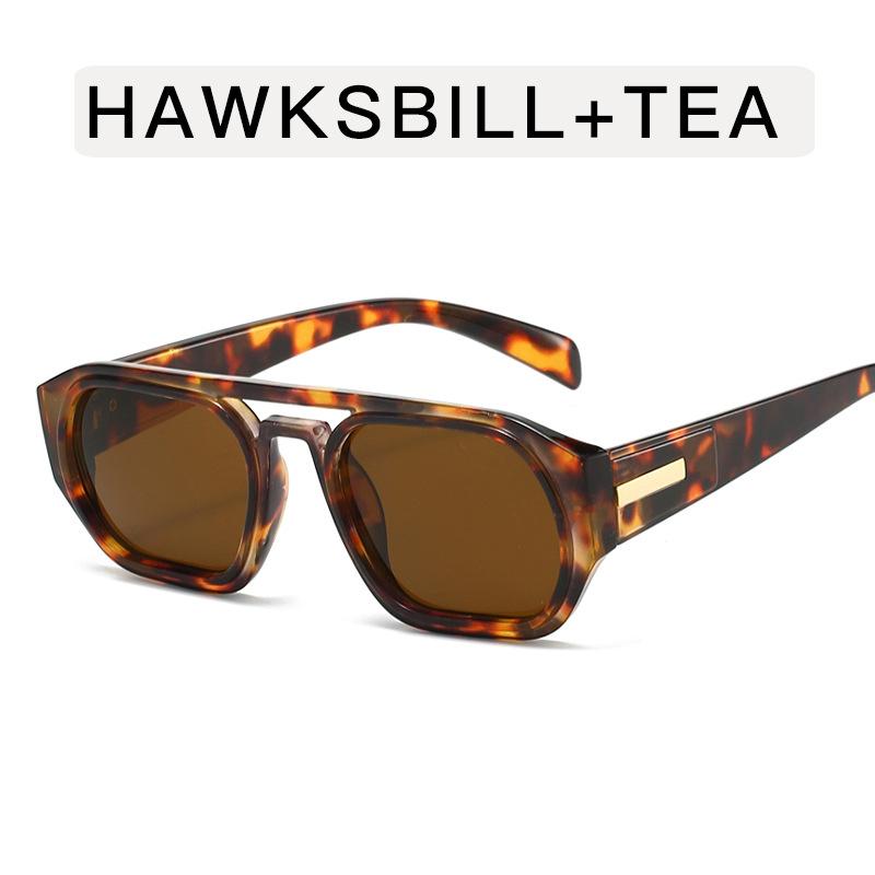 European American Style Sun Glass for Men Pilot Shape Double Bridge Sunglasses Women European American Men Sun Glasses