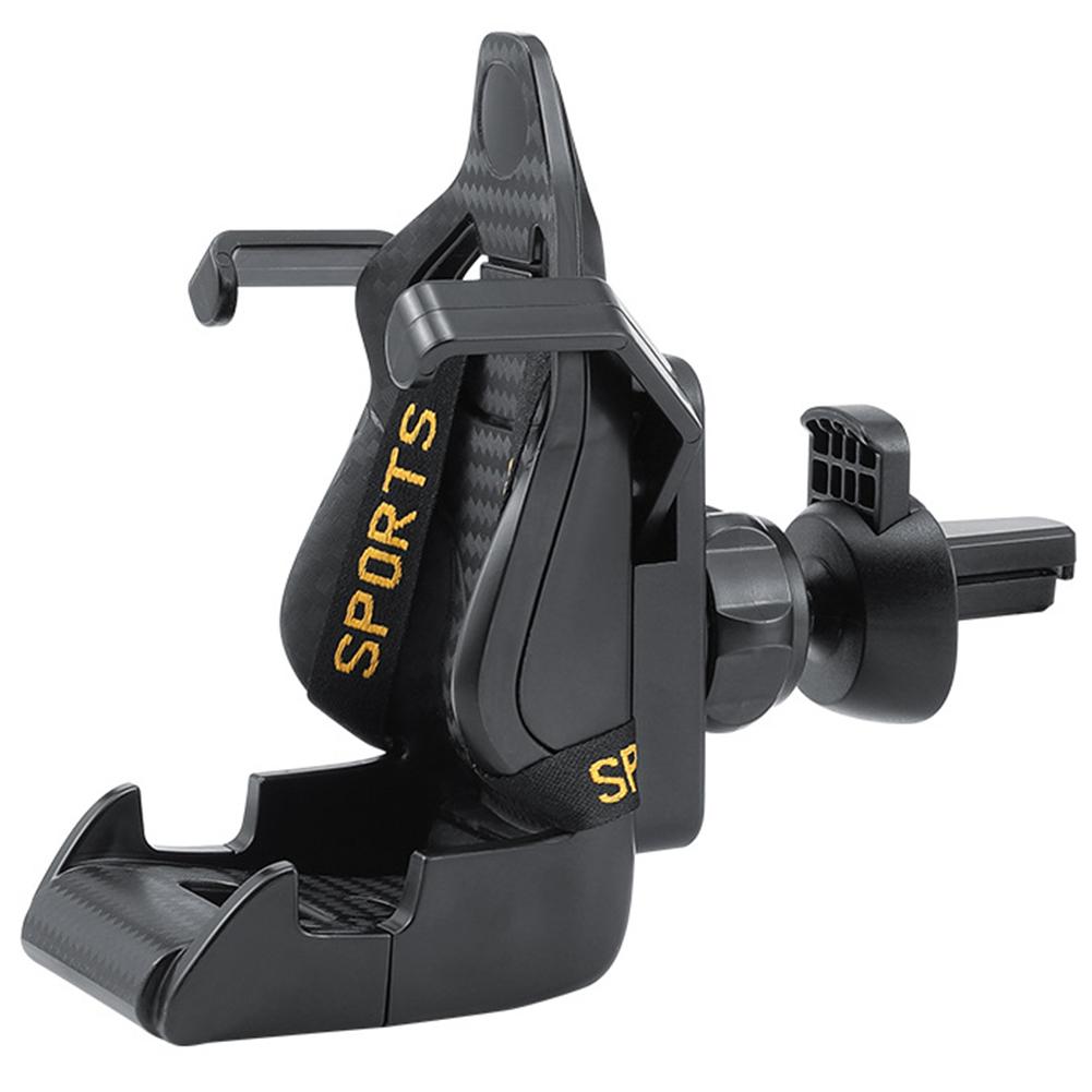 Racing Seat Design Autotelefonhalter Halterung Ständer Anti-Shaking Mobile Handy-Unterstützung Auto-Smartphone-Halterung für iPhone Samsung