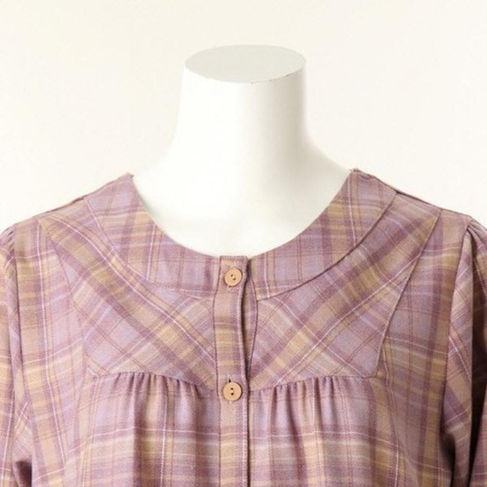 Venus Warm Fleece Check Pajamas Couple Set Vpa4555m Vpa4555w