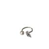 Niche Design Sense Zircon Sparrow Plume Pearl Ring Women'S Light Luxury Elegant Fashion Exquisite Personality Temperament Ring Ring