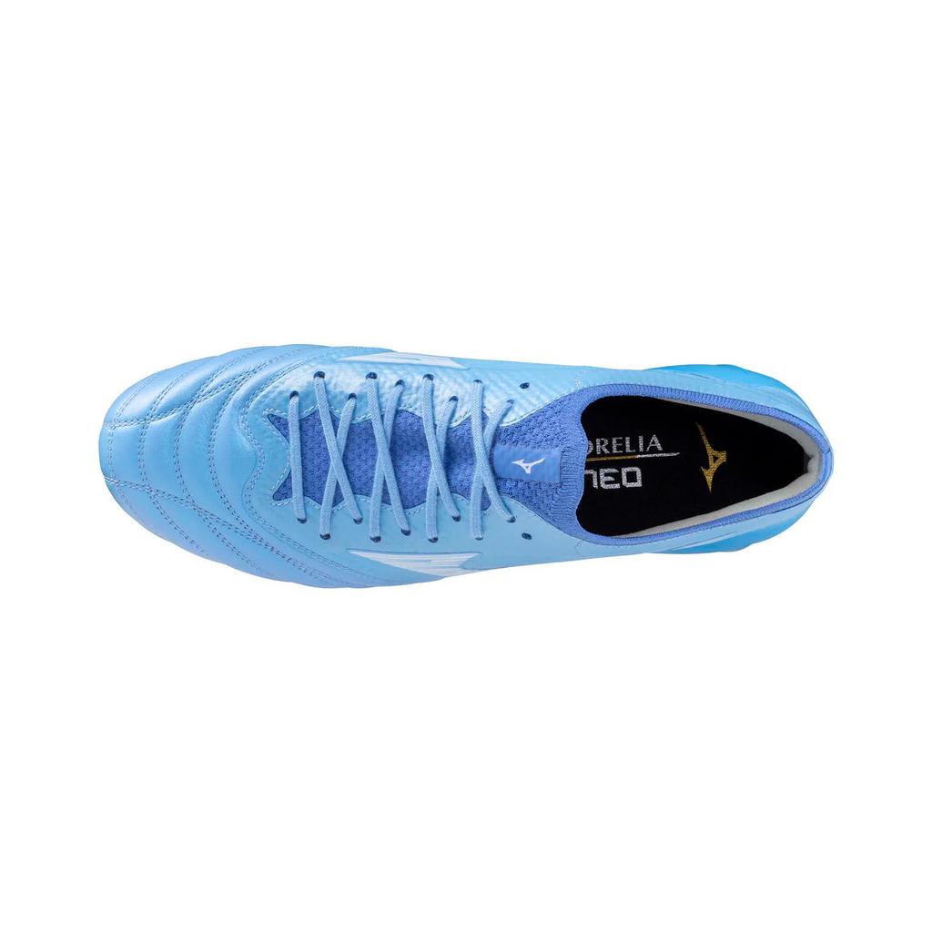 Mizuno Morelia Neo 4 Beta High-End Genuine Grass Adult FG (Rubber Long Studs) Synthetic Leather Soccer Shoes Men soccer shoes P1GA264225