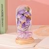 Soap Flower Carnation Glass Cover Bouquet Forever Bouquet Gypsy Dried Flowers Mother's Day Qixi Festival Valentine's Day Gift