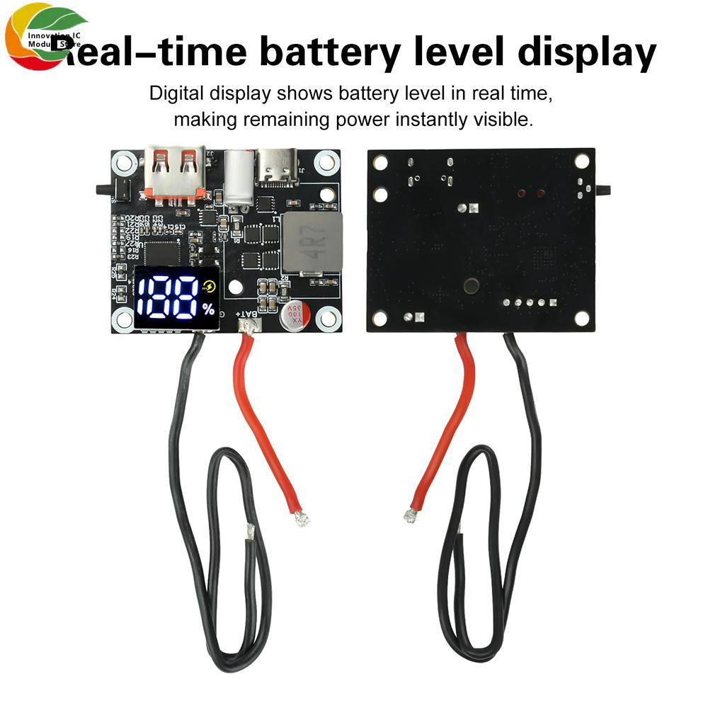 3S/4S/5S/6S 65W Power Bank Bidirectional Fast Charging Mobile Power Module Circuit Board Diy Motherboard Type C+Usb Interface