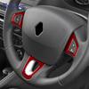 Real Soft Carbon Fiber Sticker For Renault Fluence Megane RS 2009 2010 2011 2012 2013 2014 2015 LHD RHD Car Steering Wheel Trim
