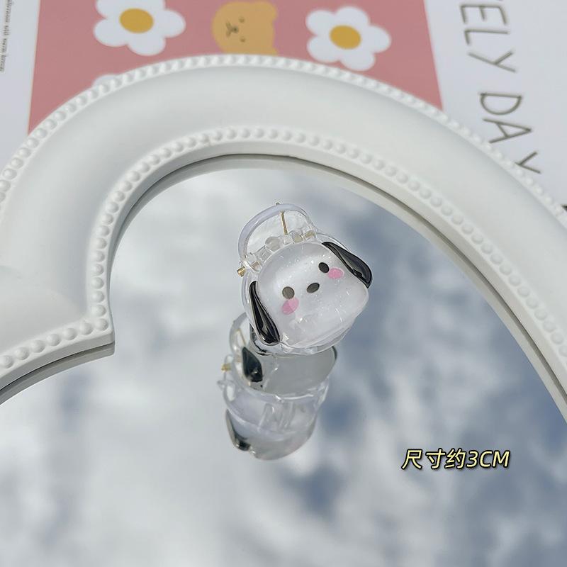 Transparent Cartoon Sanrio Shark Clip Summer Large Kulomie Grab Clip Hairpin Back Head Hair Accessories Headgear Hairpin