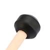 2 Pieces Percussion Drumsticks, Rubber Head Professional Steel Drum Mallets, Wood Handle for Performance, Glockenspiel