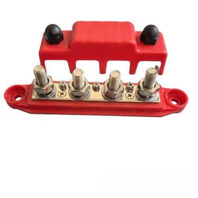 Bloque de Distribución de Energía de Barra Colectora de Alta Resistencia 12V 250A para Coches Camiones Autocaravanas Yates Barcos Organización del Sistema Eléctrico