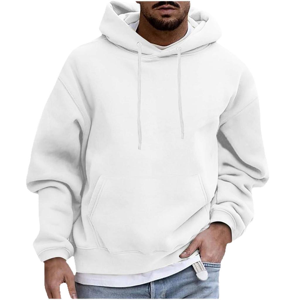Unisex Loose Casual Fleece Pocket Hoodies - Available In Stock