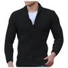 Men's Cardigan Casual Shawl Long Sleeve Button Knitting Sweater