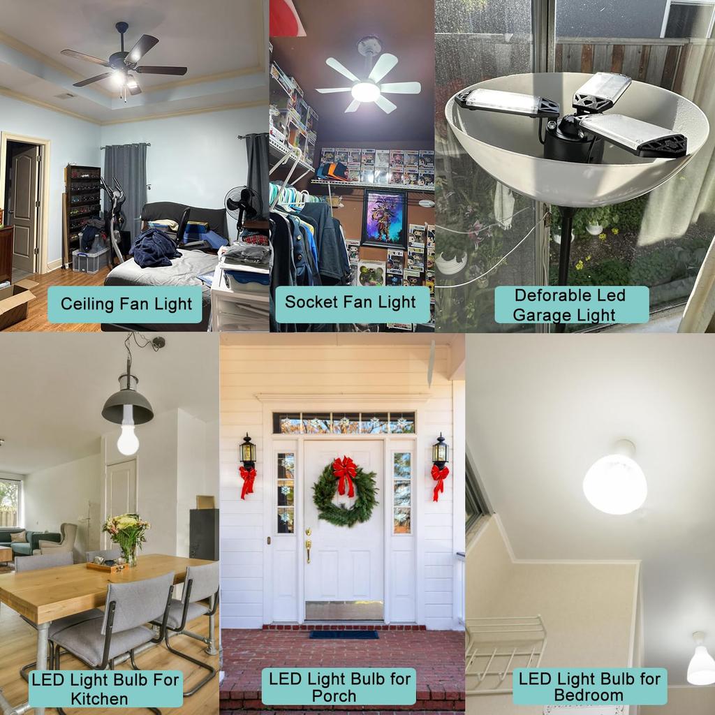 Light Socket Extender, E26/E27 Light Bulb Socket Extender Standard Medium Base, 5.31 inch LED Light Bulb Extension Socket Adapter for Screw in