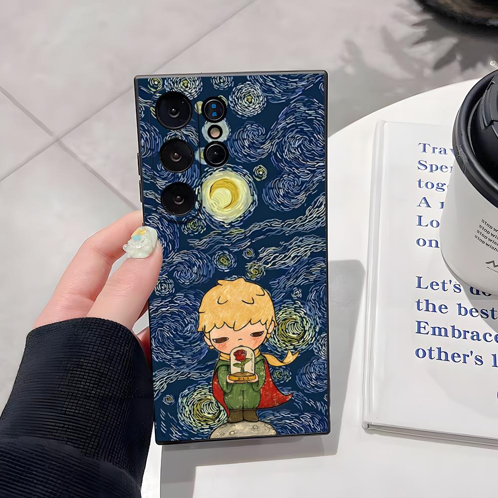 The Little P-Prince Phone Case For Samsung S26 Ultra S25 Edge Ultra S23 S22 S21 S20 Ultra Plus S24 Fe Glass Cover
