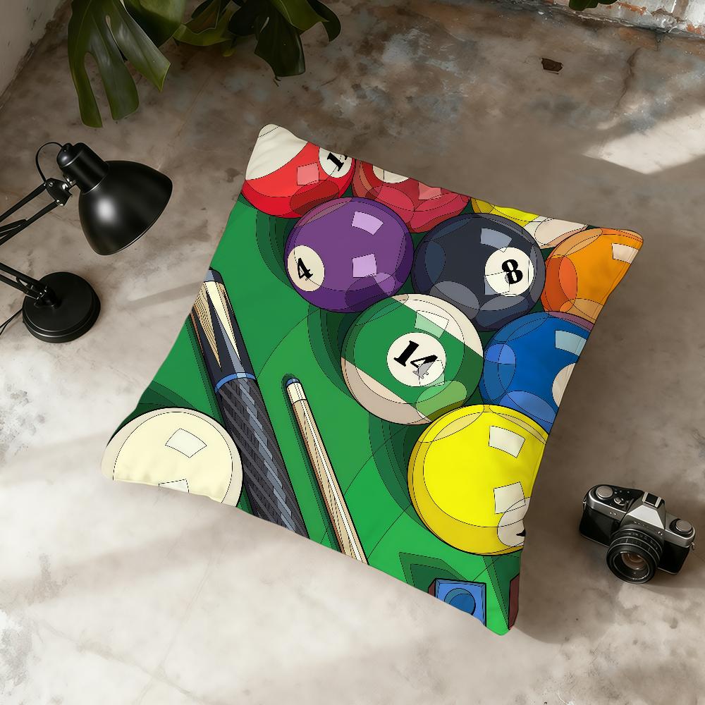 Cool Fashion Billiards Cushion Cover Home Office Convenient Nordic Simplicity Hit With Zipper Cushion Cover