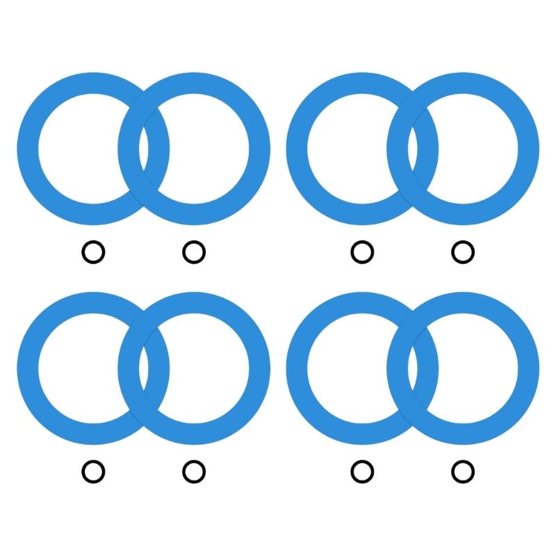 8lots Silicone Rubber O-Rings Seals Gasket Washer Temperatures Resistant Waterproof Soft Toilet Silicone Rings 1