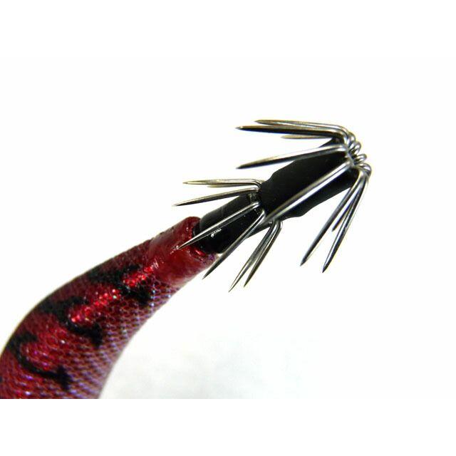 Used HARIMITSU Sumizoku Soft (Slow Fall) No. 3.5 J04 Red Shrimp R 19.5g Fixed Line Eye Squid Strategy Eging Egi Bait Tree Squid Fishing Blue Squid
