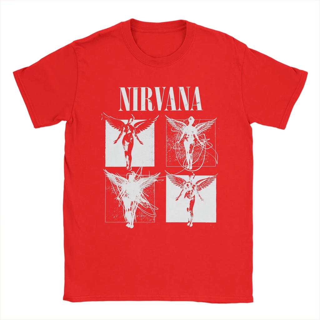 Nirvana Rock Band Kurt Cobain Pure Cotton Casual Summer Fashion Women And Men T-Shirt