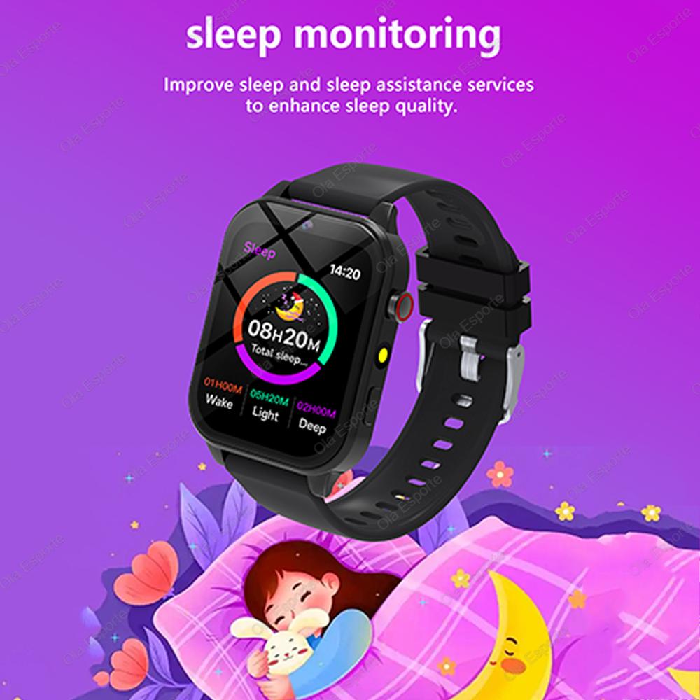Children Games Smart Watch  New Sleep Monitoring LED Flashlight Alarm Camera Step count Watch Smartwatch For Birthday gift