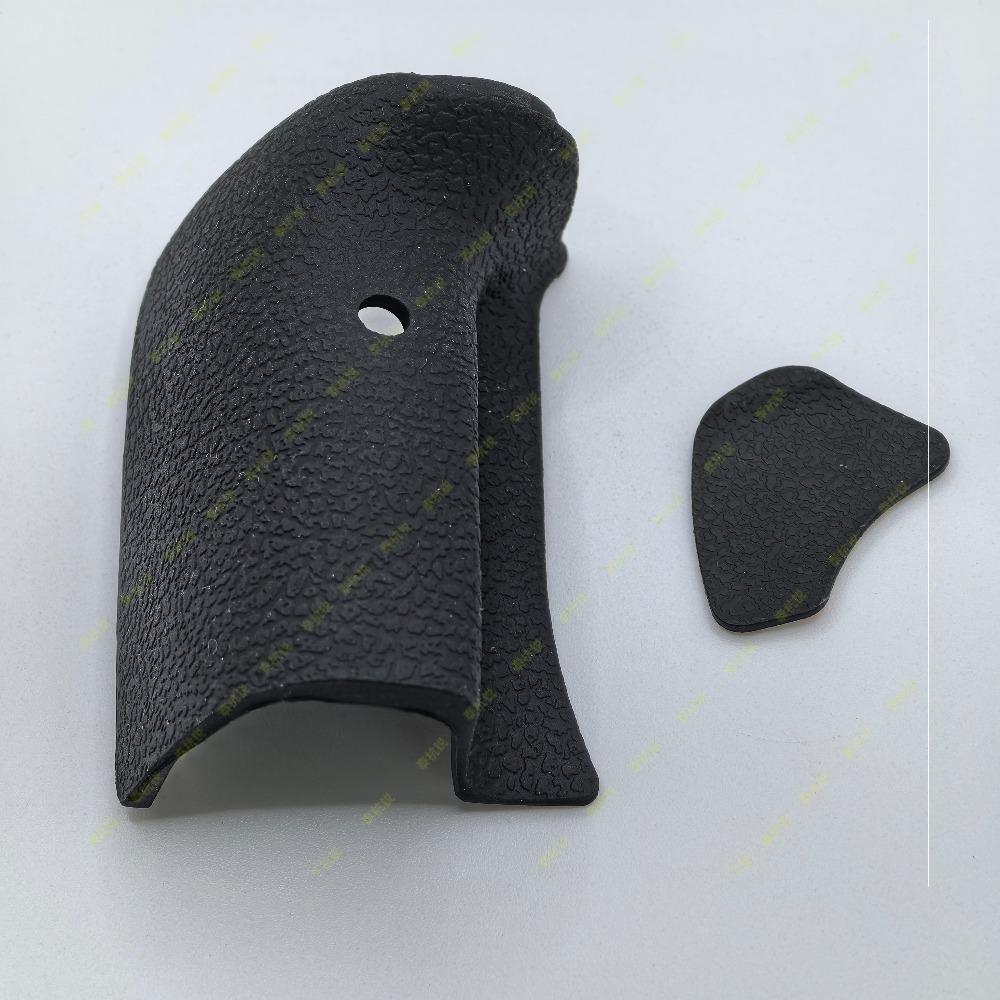 New 2pcs/Set High Quality for Nikon D3300 D3400 Hand Grip Leather Body Handle Thumb Rubber чёрный