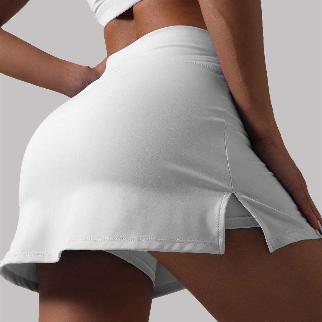 Slim-fit Quick-drying Tennis Skirt, Skirt, Running Fitness Skirt, Anti-light Fake Two-piece Sports Mini Skirt for Women