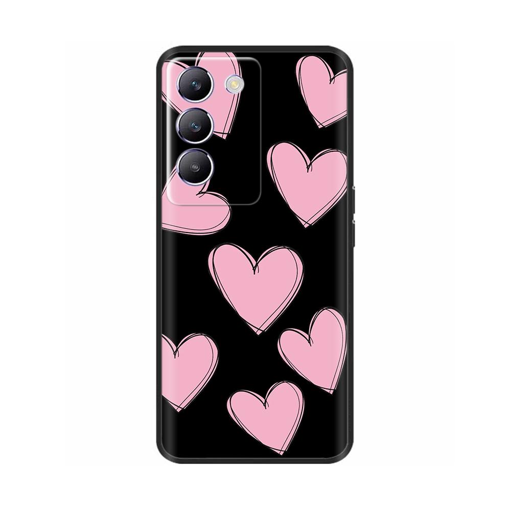 For Vivo V30 V40 SE Phone Case Shockproof Silicone Soft Bumper Cases For Vivo V40 SE V30 SE Luxury Painted Protection Back Cover