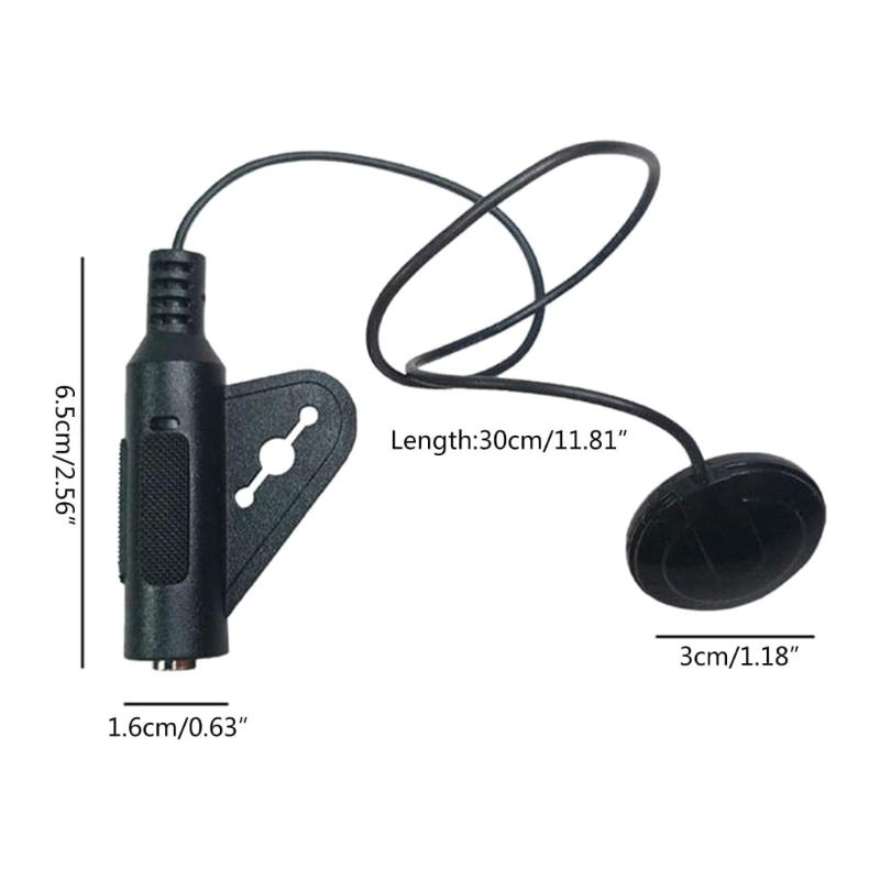 Advanced Contact Sensor for Acoustic Instruments Plastic HousingSound Reproduction for Stage Use Practice Activity