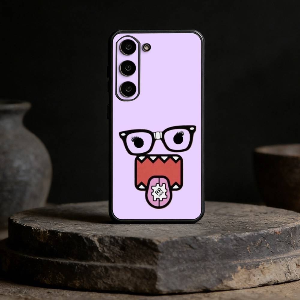 Cute Domo-kun Phone Case Phone Case For Samsung Galaxy A20,21s,22,31,32,52,53,72,73,80,91 Soft Black Shell