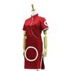 SCIONE Anime Cartoon Cosplay Haruno Sakura Cheongsam kjole kostyme 1. 2. generasjons klær komplett sett