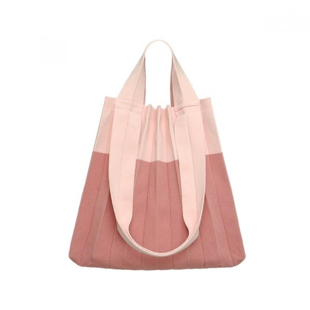 

Pleatsmama Two Way Shopper Bag Pink Indie Single option
