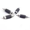 4 Pcs/lot Dual RCA Male To Male RCA Coupler Connector Adapter AV Cable Plug CCTV Connector Video Audio
