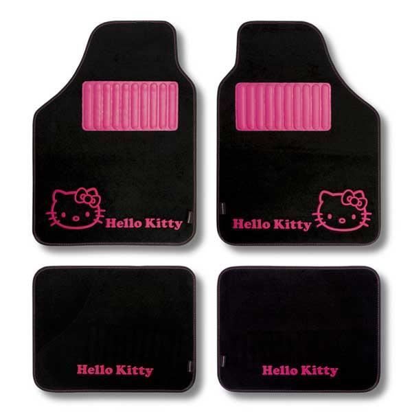 Hello Kitty Black Rug