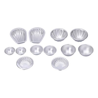 DIY Bath Salt Ball Mold Household Portable Aluminum Alloy Mousse Cake Baking Mold Set