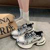 Internet Celebrity Super Hot Dad Shoes Women 2025 New Summer Mesh Breathable Fashion Versatile Lightweight Platform Running Casual Shoes