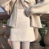 Short Skirt for Women In Autumn and Winter Sweet Mink Velvet Fashionable A-line Skirt Versatile Petite High-waisted Hip Skirt