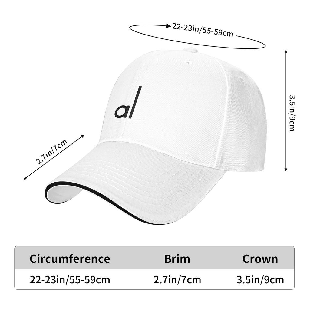 AL Baseball Cap  Outdoor Sports Sun Visor Hip Hop Hats FeUnisex Unisex Street Style Custom Logo Baseball Caps