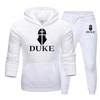 2023 Men's Sets DUKE Tracksuit 2 Pieces Set Loose Hoodies FleeceSweatshirt+Pants Suit Hoodie Sportswear Jogging Clothing