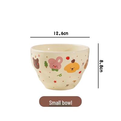 קערת נודלס קריקטורה חמודה