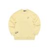 Fila Fusion FOB Series Letter Round Neck Pullover Loose Sweatshirt Unisex Sweatshirt Cheese-Yellow T11U333206FYE