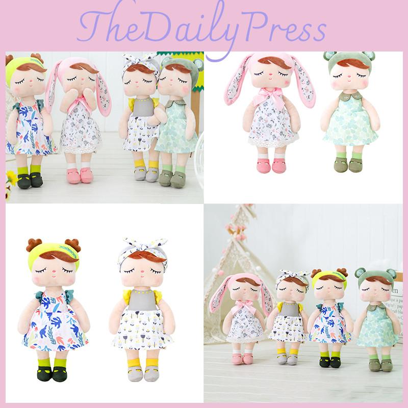 Metoo Stuffed Doll Princess Angela Bunny Plush Soft Rabbit Fashion