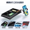 LIMSTYLE Dashboard Tray for Suzuki Jimny Sierra Rotating Storage Box with Smartphone Small Item and Coin Custom Interior Divider Resistant ABS Resin
