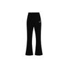 Personalized Slogan Printed Fashion Mid-Rise Flared Sweatpants Women Pants Black 2EAGNW3SP6063FFCT