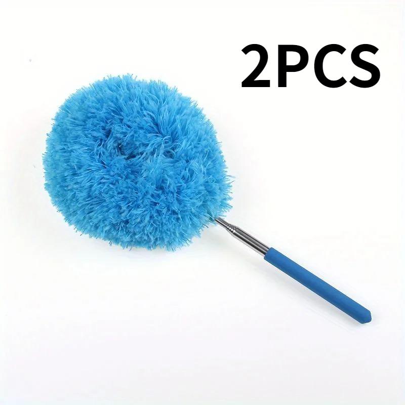 360 Electrostatic Dust Duster Telescopic Flexible Stainless Steel Household Feather Duster Cleaning Tool Microfiber Dust Brush