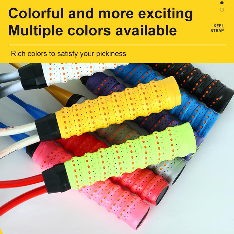 Squash Grip Tennis Racket Grip Tape With Anti Slip Perforated Super Absorbent Sweatband
