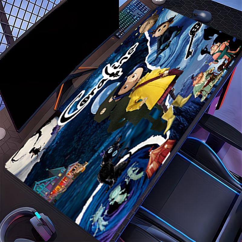 Coraline Print Mouse Pad, for Keyboard Pad Laptop PC Mat for Office Home Use, Desk Decor, Perfect Birthday Gift for Gamers