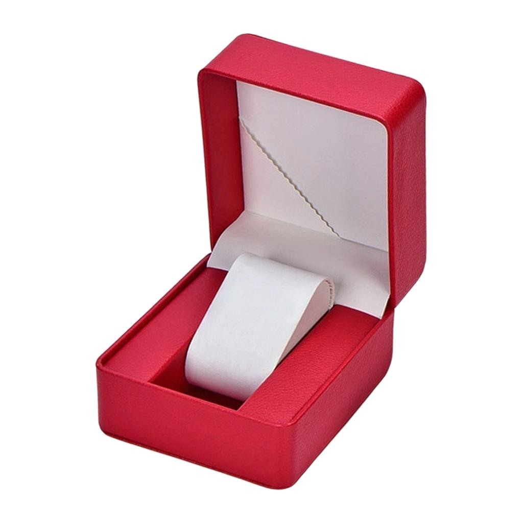 Modische Einzeluhren-Geschenkbox in mehreren eleganten Farben, praktisch für Schmuck- und Armband-Aufbewahrungslösung